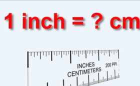 1 inch bằng bao nhiêu cm