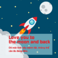 Love you to the moon là gì
