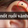 Nốt ruồi ở vành tai trái nữ